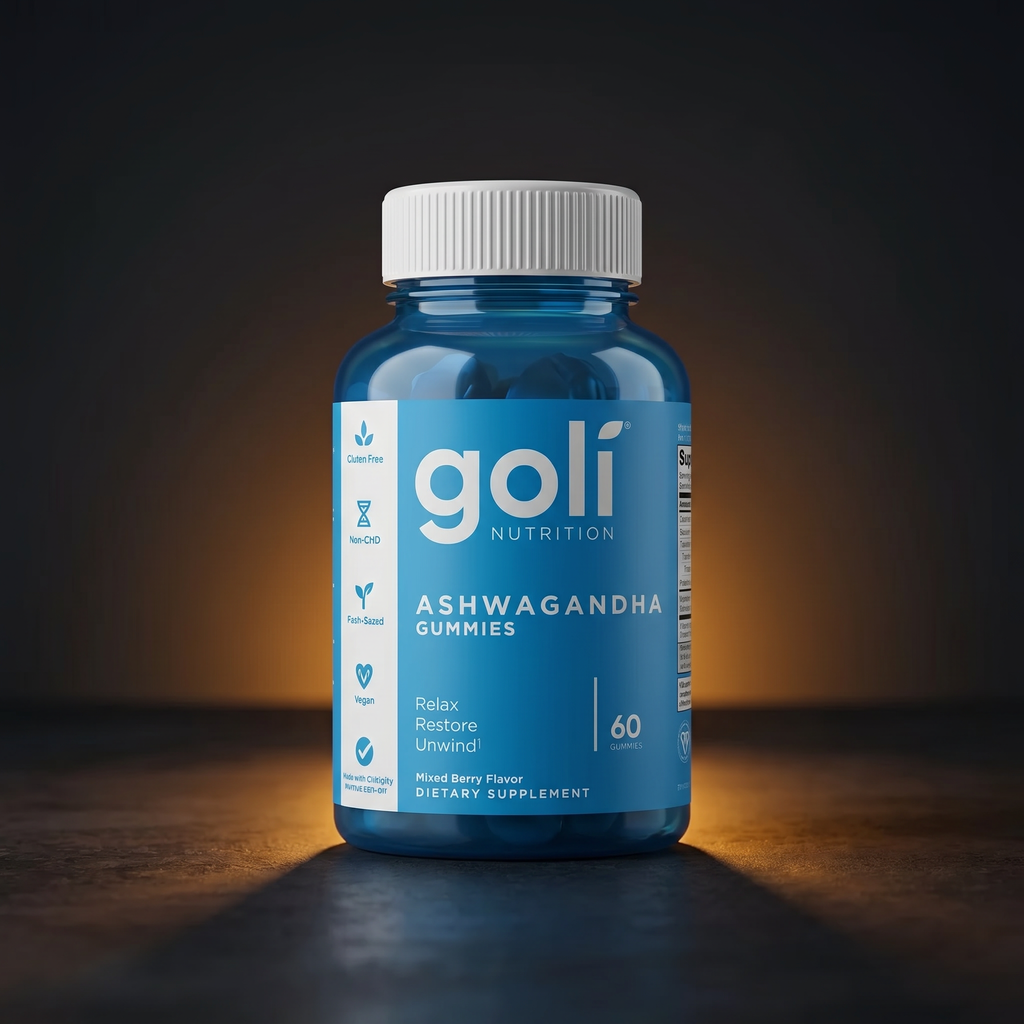 Ashwagandha + Vitamin D Gummies — Mixed Berry, Vegan & Non-GMO